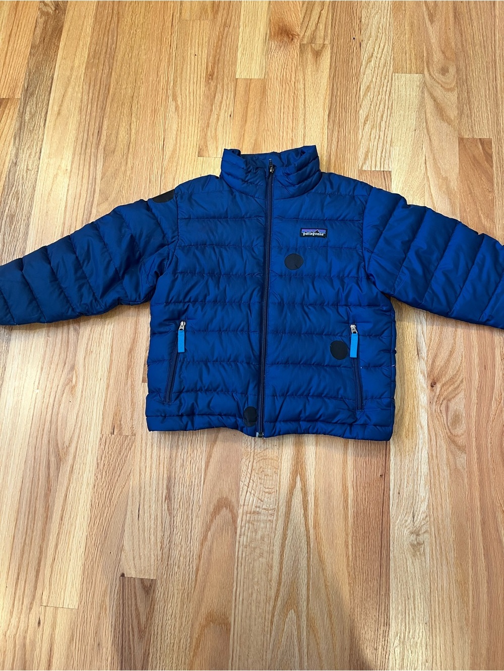 Patagonia Kids' Size 5 6 Blue Puffer Jacket